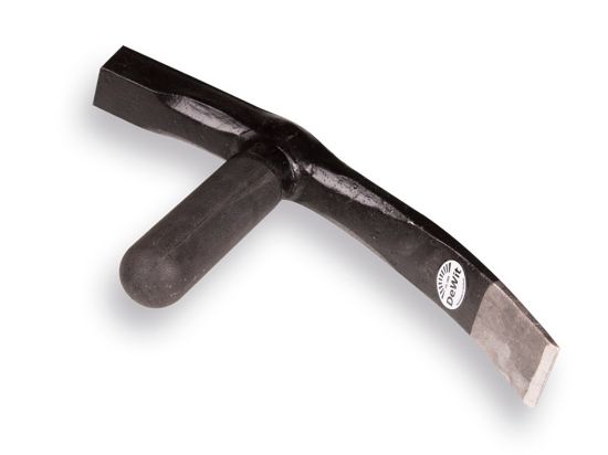 Afbeeldingen van DE WIT Straathamer met fiberglassteel bekbreedte 40MM