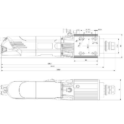 Afbeeldingen van AMB-ELEKTRIK Freesmotor FME-W DI ER16 1400W 8MM + SK20