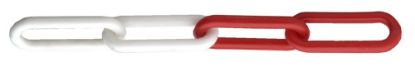 Afbeeldingen van DX Kunststof ketting rood-wit