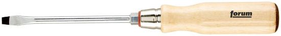 Afbeeldingen van FORUM Sleufschroevendraaier met houten heft 3,5X0,6X75MM