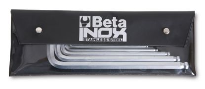 Afbeeldingen van BETA Haakse stiftsleutelset kogelkop RVS 96BPINOX/B6 2,5-8MM 6x
