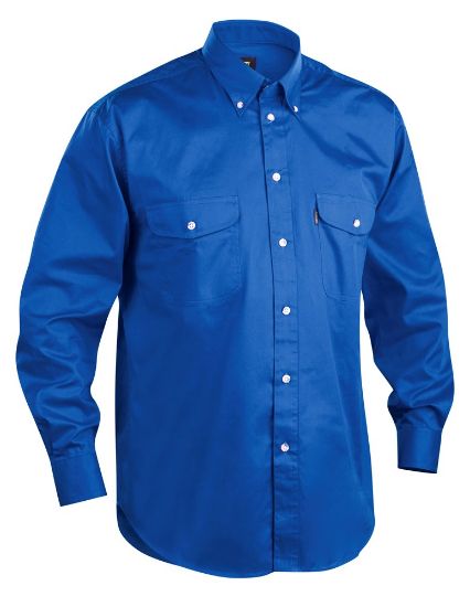 Afbeeldingen van BLÅKLÄDER Overhemd Twill 3230 korenblauw M