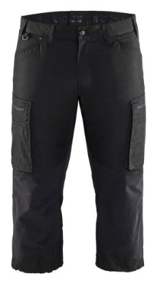 Afbeeldingen van BLÅKLÄDER Piraatbroek service met stretchpanelen 1429 zwart C50