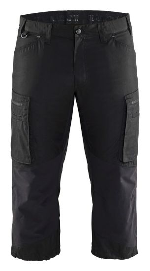 Afbeeldingen van BLÅKLÄDER Piraatbroek service met stretchpanelen 1429 zwart C54