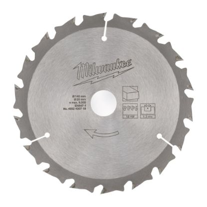 Afbeeldingen van CIRCULAR SAW BLADE CIRCS140X20X18Z -1PC