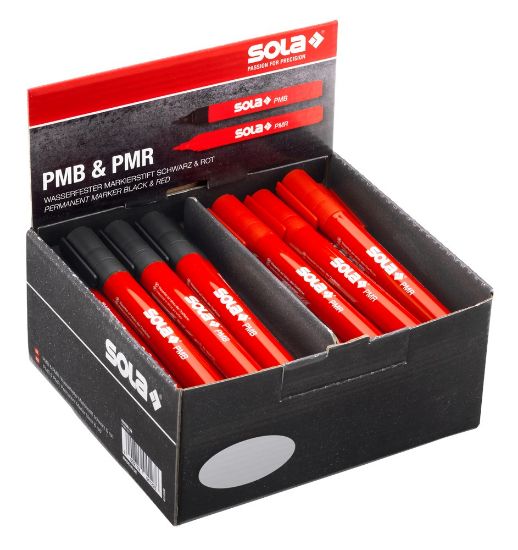 Afbeeldingen van SOLA Permanent duo markerset PMBR SET 20x zwart & 20x rood