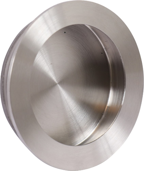 Afbeeldingen van OXLOC Schuifdeurkom RVS mat rond 70MM