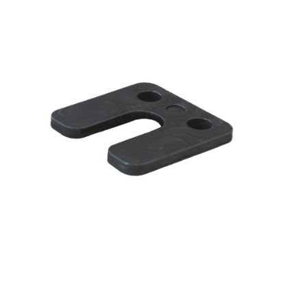 Afbeeldingen van GEBR. BODEGRAVEN Hogedrukplaat met sleuf ABS 5MM 70X70MM