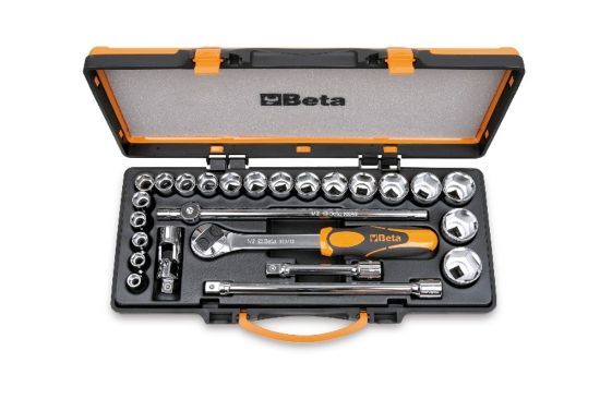 Afbeeldingen van BETA Doppendoosset ½" 20x + dopsleutel 920A/C20X