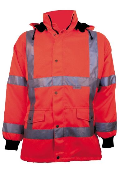 Afbeeldingen van M-WEAR Parka RWS Beaver fluor oranje 3XL