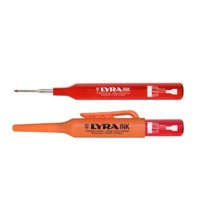 Afbeeldingen van LYRA Aftekenpen diepgat permanent 1MM V10 rood