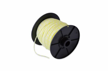 Afbeeldingen van Starterkoord gevlochten PA wit-geel 3MM 100M