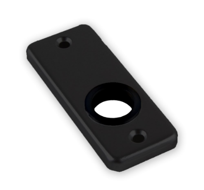 Afbeeldingen van Krukrozetten zwart type 4 RH