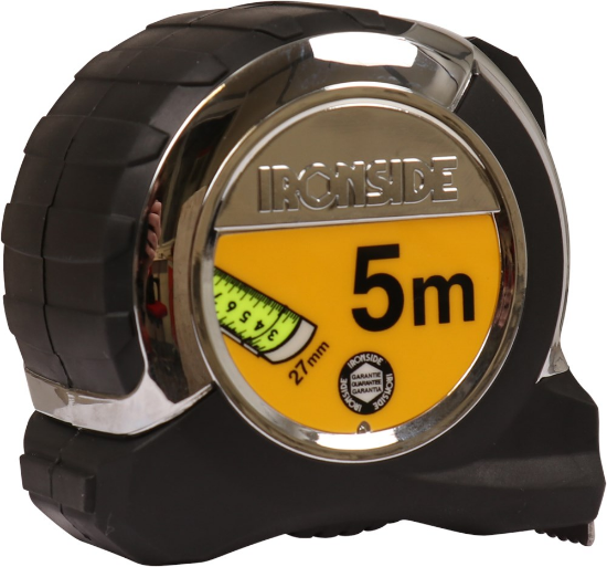 Afbeeldingen van IRONSIDE Rolmaat chroom 27MM 5M