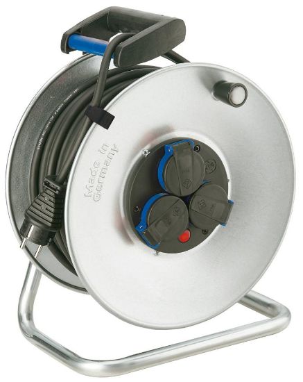 Afbeeldingen van FORUM Kabelhaspel H07RN-F3G1,5 IP44 plaatstaal 40M