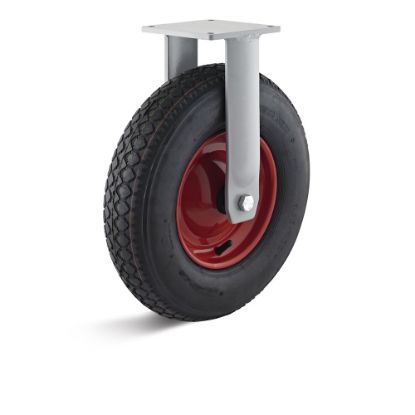 Afbeeldingen van TORWEGGE Bokwiel luchtband met plaat LRS2 400X100MM h=458MM 250kg