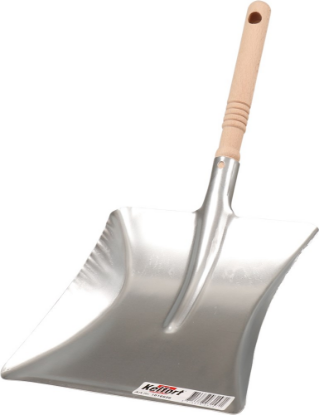 Afbeeldingen van KELFORT Stofblik staal 220MM met houten steel