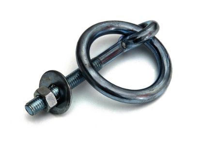 Afbeeldingen van Aanlegring met moer RVS316 10X80MM