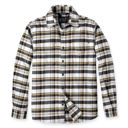 Afbeeldingen van CARHARTT Overhemd flannel geruit lange mouwen 106352 malt 2XL