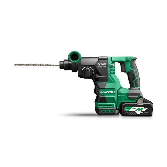 Afbeeldingen van HIKOKI DH3628DA WVZ  ACCU BOOR-BREEKHAMER SDS PLUS 36V, BL, 3,2J, MV, RFC, 2x MV-B [36V 4,0Ah/18V 8,0Ah] in HSC III