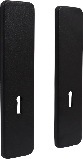 Afbeeldingen van OXLOC Klikschild kort sleutelgat Saint Denis aluminium zwart SL56