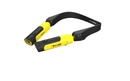 Afbeeldingen van TAB Nek/hoofdlamp 2x SMD-LED IP65 2x150LM dimbaar oplaadbaar USB