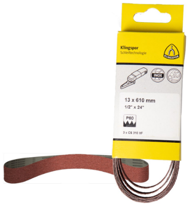 Afbeeldingen van Schuurband weefsel CS310XF 13X457MM K60 F4G in DIY verpakking