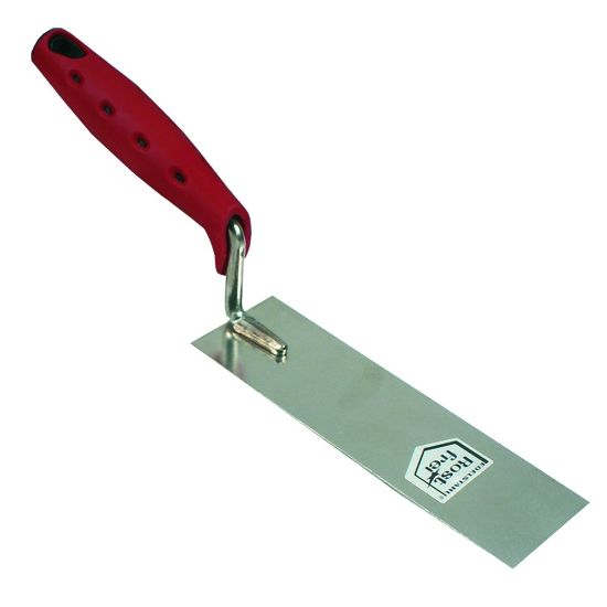 Afbeeldingen van MELKMEISJE Reparatietroffel RVS recht houten greep 30MM