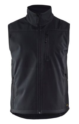 Afbeeldingen van BLÅKLÄDER Softshell bodywarmer 8170 zwart 2XL