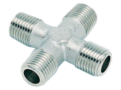 Afbeeldingen van X-draadfitting R⅛" buitendraad/buitendraad/buitendraad/buitendraad