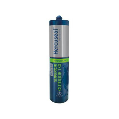 Afbeeldingen van HERCUSEAL Acrylaatkit Superior Outdoor 130 wit 310ML