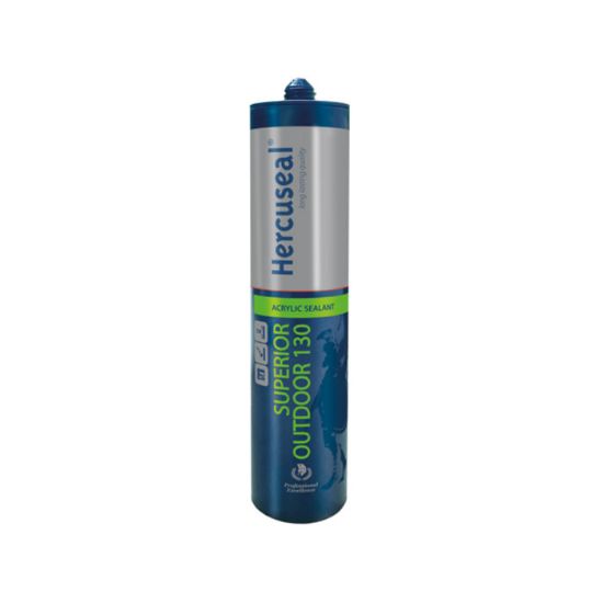 Afbeeldingen van HERCUSEAL Acrylaatkit Superior Outdoor 130 wit 310ML