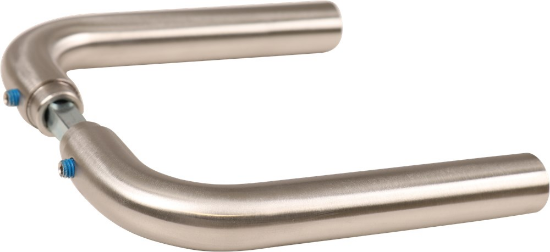Afbeeldingen van OXLOC Veiligheidsdeurkruk L-model Breda RVS