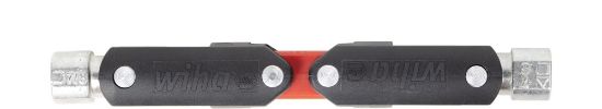 Afbeeldingen van WIHA Universele sleutel met dubbel scharnier & buitendriekant & buitenvierkant & dubbele baard