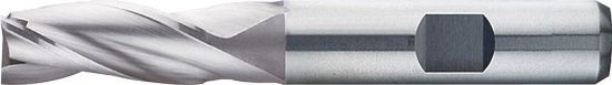 Afbeeldingen van FORUM Spiebaanfrees HSS-Co8% DIN844 type N Z3 4,00MM