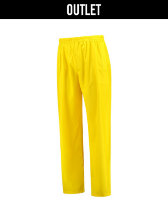 Afbeeldingen van TRICORP Regenbroek Basis 502012 geel 3XL