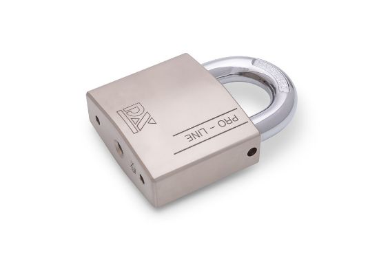 Afbeeldingen van Hangslot PRO-line SKG** zilver open 60MM