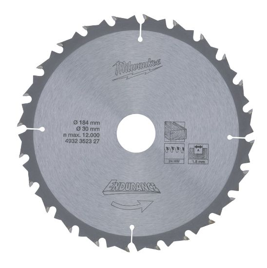 Afbeeldingen van CIRCULAR SAW BLADE CIRC S184X30X24Z P1M