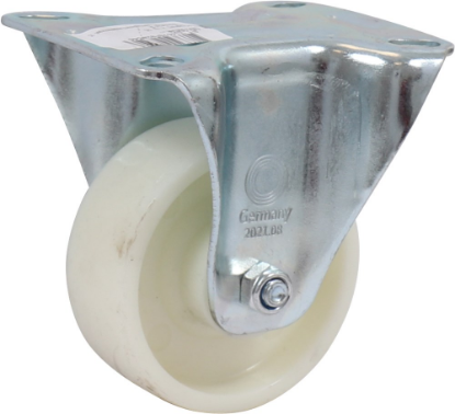 Afbeeldingen van KELFORT Bokwiel EV wit polyamide 80MM met rollager 125kg