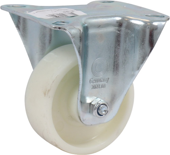 Afbeeldingen van KELFORT Bokwiel EV wit polyamide 80MM met rollager 125kg