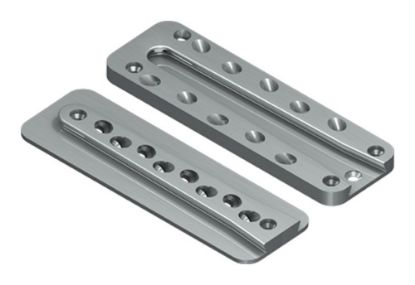 Afbeeldingen van GEBR. BODEGRAVEN Blinde houtverbinding ALU 250X80X18MM 100X280MM