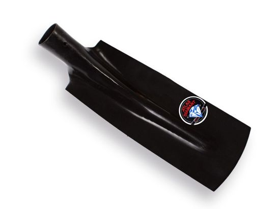 Afbeeldingen van ATLAS Kabelschop zwart 14CM ½ opgebogen onderkant recht