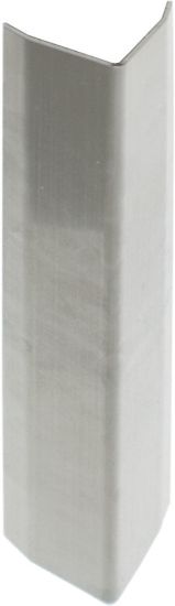 Afbeeldingen van OXLOC Hoekstuk zelfklevend RVS grijs 1500MM