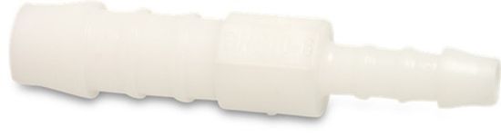 Afbeeldingen van Verbindingspijp nylon wit 12X8MM slangtule 16bar