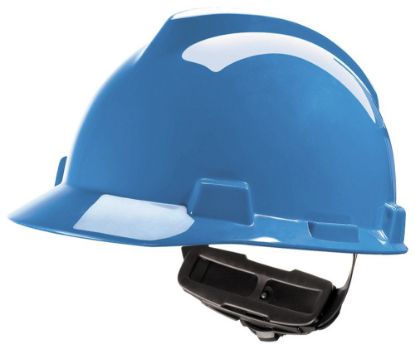 Afbeeldingen van MSA Veiligheidshelm V-Gard Fas-Trac blauw