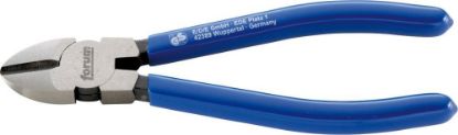 Afbeeldingen van FORUM Zijsnijtang kop gepolijst met geïsoleerde kunststof handgrepen 140MM