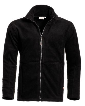 Afbeeldingen van SANTINO Fleecejack Bormio zwart 2XL