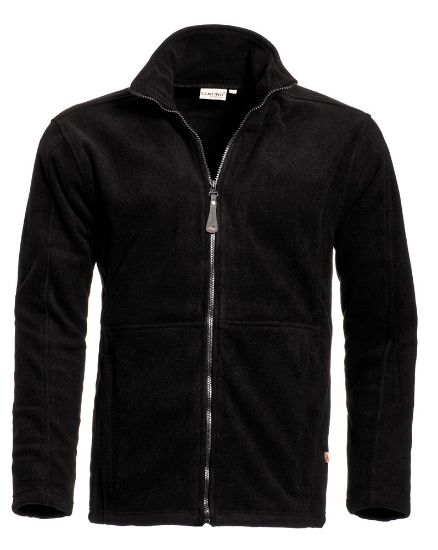 Afbeeldingen van SANTINO Fleecejack Bormio zwart 2XL