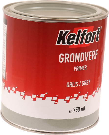 Afbeeldingen van KELFORT Grondverf terpentinebasis grijs 750ML