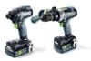 Afbeeldingen van FESTOOL Accu combiset TID18 5,0/4,0-Set TPC18 18V 4,0/5,0Ah inclusief accupack 4,0Ah en snellader
